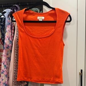 Maeve Bright Orange Tank Top